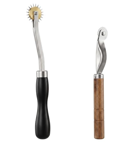 2 Pcs Pounce Wheel, Stainless Steel Perforator Wheel, Tracing Wheel
