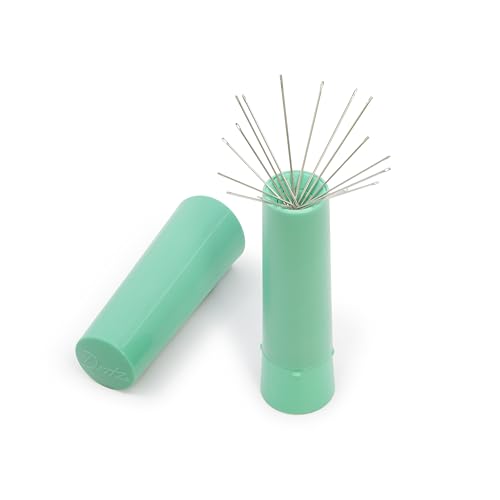 Dritz 803 Twist 'N Select Needle Storage , Green - style: Twist 'N Select Needle Storage
