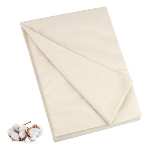 100% Cotton Muslin Fabric, 63 Inch X 10 Yards Unbleached Fabric by The Yard - color: Natural Unbleached, size: 10 Yards