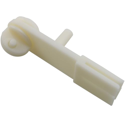 DGZZI 2PCS Plastic Spool Winder Beige Hand Wool Quick Winder Hand Crank Thread Wrap Tunnel Tool Plastic Spool for Cross Stitch Embroidery Sewing DIY Crafts
