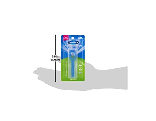 DenTek Floss Threaders for Braces, Bridges & Dental Implants, 50 Count (Pack of 2) - size: 50 Count (Pack of 2)