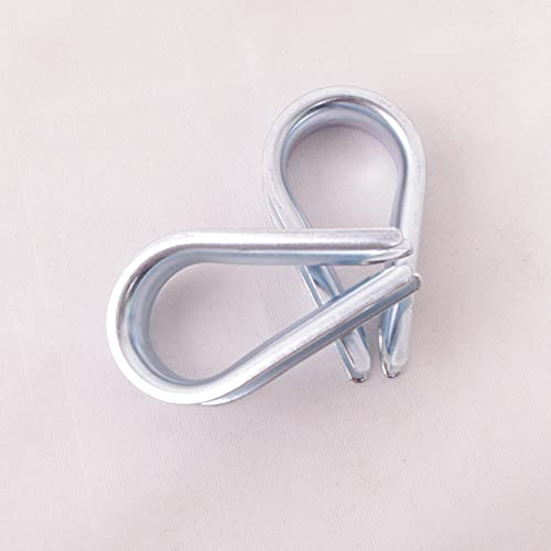 Wire Rope Thimble, for Wire Rope Dia. 5/16 in, Carbon Steel,(5/16" 25PCS) - size: 5/16”