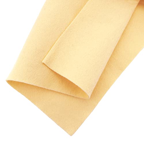 HairBow Center HBC Merino Wool Blend Felt Crafting Sheets (8 5/8''x11 5/8'') - Cream - color: Cream