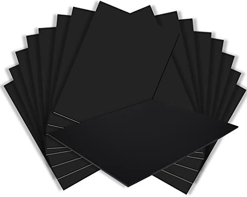 Black Foam Board 5x7 10PK. 3/16 Thick Black Foam Core Board Large 5x7 Black Poster Board. Foamcore – Quality Alternative for Black Cardboard, Polystyrene Rigid Foamboard Large Foamcore Backing - size: 5x7 10 Pack, style: 3/16" Black