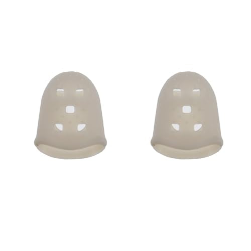 Xiaoyztan 30Pcs Gray Silicone Guitar Finger Protectors - color: Gray, size: S