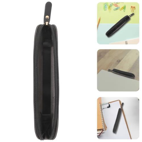 Insulin Pen Cooler Travel Case: Small Insulin Pen Organizer Storage Bag Portable PU Leathe Pouch for Pencil Other Diabetic Medication Supplies Black