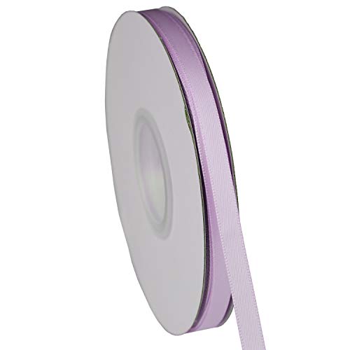 ITIsparkle 1/4" Inch Double Faced Satin Ribbon 50 Yards-Roll Set for Gift Wrapping Scrap Books Party Favor Hair Braids Baby Shower Decoration Floral Arrangement Craft Supplies, Lilac Mist Ribbon - color: Lilac Mist