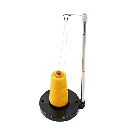 Adjustable Height Thread Holder Stand for Spools of Sewing Machine Black - color: Adjustable Black