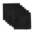 Solid White Cotton Hankderchiefs for DIY Drawn Embroidery Party 28 Square - color: W01-6 Pieces