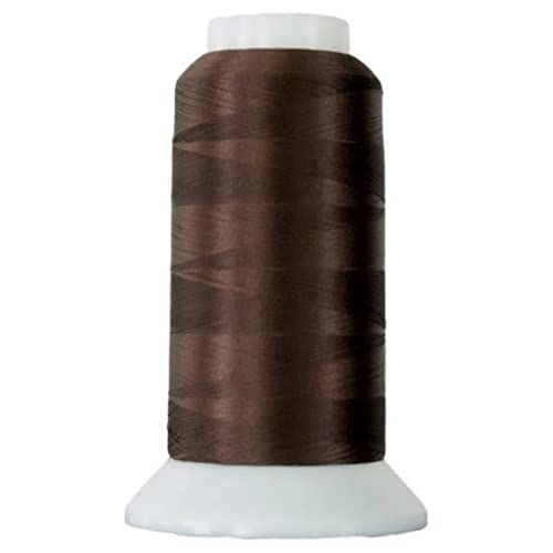 Superior Threads Bottom Line 2-Ply 60-Weight Polyester Embroidery Quilting Sewing Thread - 3,000 Yard Cone (#648 Dark Brown) - color: Dark Brown, size: 3000 yd