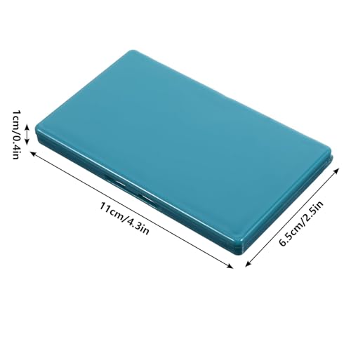 WQAPVHBG Magnetic Needle Case, Plastic and Magnets Sewing Pin Storage Case, 4.4 x 2.7 x 0.5in Pins Holder Case for Sewing, Rectangle Magnetic Needle Box for Storing Needles, Blue