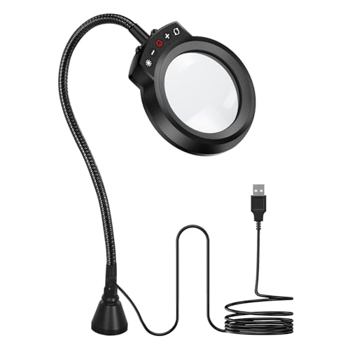 NEWACALOX Magnetic Magnifying Lamp for Helping Hands Station