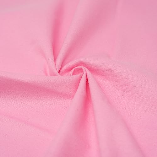 RTC Fabrics 42"/43" Wide 100% Cotton Flannel Solid Light Pink Color DIY Crafting, Quilt, Sewing Fabric By Bolt - color: Light Pink, size: 8 yard bolt