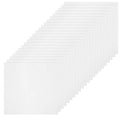 20 Pcs 10 x 10 Inch Cotton Fabric Bundle Squares Pre-Cut White Cotton Fabric Squares Solid Color Quilting Fabrics Bundles Cottons Embroidery Quilting Cloth for Sewing Making Quilts for Craft Lov