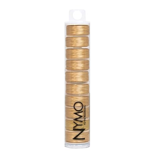 The Beadsmith Nymo Thread, Made of Nylon - size: Size D, 64 Yards, style: Champagne