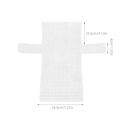 DOITOOL DIY Woven Purse Material Kit Cross Stitch Purse Kit with Deer Pendant Handmade Bag Making Supplies for Crochet Knitting and DIY Projects 7.28X4.13X1.57in - color: White
