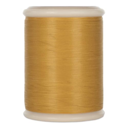 YLI Hand Quilting Thread - 100% Egyptian Cotton, Glazed, Strong & Tangle-Free, 500 yd. Spool - Gold - color: Gold