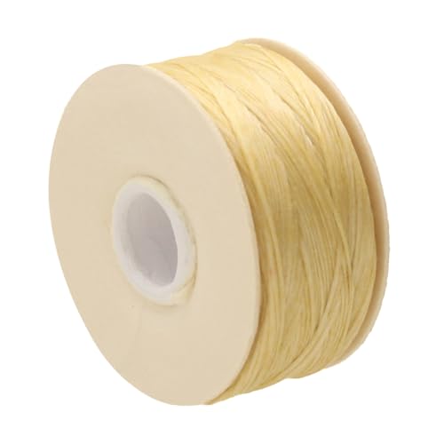 The Beadsmith Nymo Thread, Made of Nylon - size: Size D, 64 Yards, style: Cream
