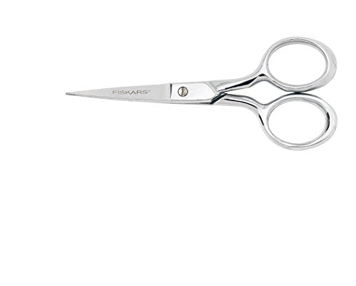Fiskars 12-92977097J Forged Embroidery Scissors, 4 Inch, Gray - style: 4 in.
