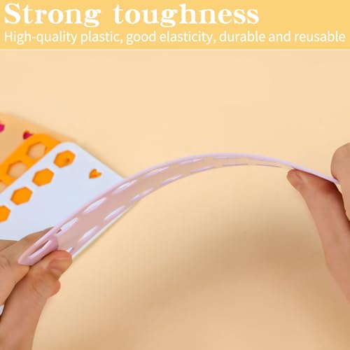 LOKUNN Embroidery Floss Organizer, 5 Color Plastic Floss Bobbin - color: colorful