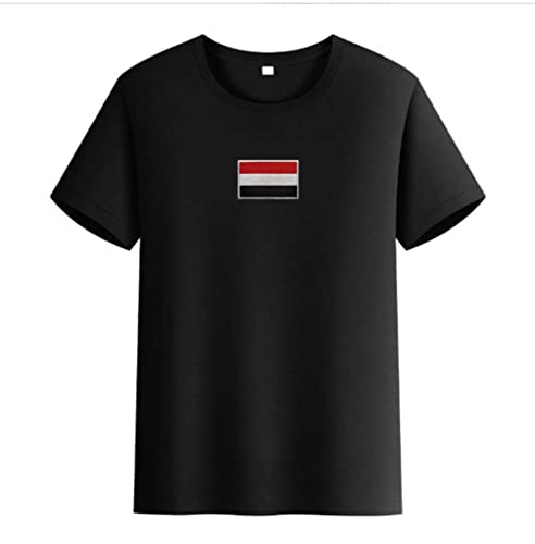 2 PCS Asia Flag Patches Hook and Loop Fastener Embroidered Tactical Military National Asia Patch (Yemen) - color: Yemen