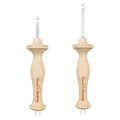 Hand U Journey 8# Fine & 10# Regular Size Beech Wood Handle Punch Needle Rug Hooking Tool Sets-with Open-Side Design - size: 8#Fine-10#Regular