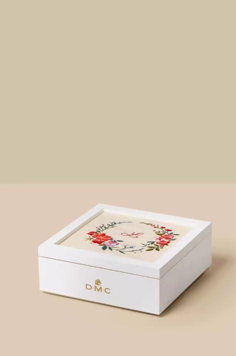 DMC Modular Storage Box Includes 100 Skeins of DMC Six-Strand Embroidery Floss