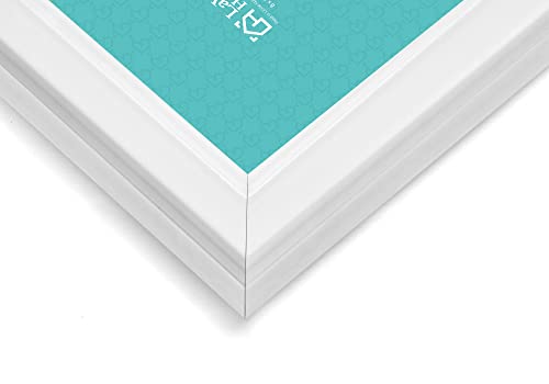 LaVie Home 5x7 Picture Frames (12 Pack, White) Simple Designed Photo Frame with High Definition Glass for Wall Mount & Table Top Display, Set of 12 Classic Collection - color: White, size: 5x7