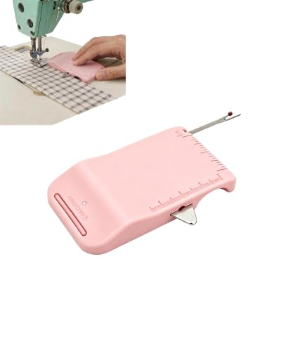 Magnetic Seam Guide with Scale & Seam Ripper for Sewing Machine(Pink) - color: Pink