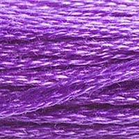 DMC 117-208 Six Strand Embroidery Cotton Floss, Very Dark Lavender, 8.7-Yard