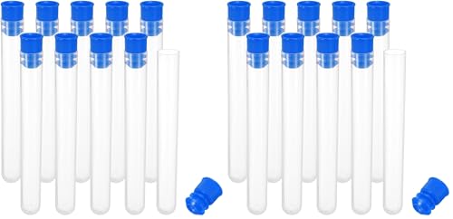 PATIKIL 4" Length Plastic Sewing Needle Storage Holder, 10 Pcs Portable Matte Embroidery Needle Pin Toothpick Storage Tubes Case for Craft Knitting, Blue (Pack of 2) - color: Blue, size: 4" (Pack of 2)