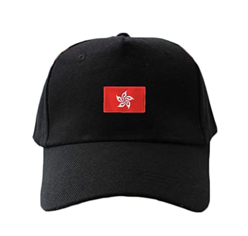 2 PCS Asia Flag Patches Hook and Loop Fastener Embroidered Tactical Military National Asia Patch (China Hong Kong) - color: China Hong Kong