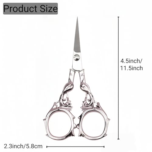 Embroidery Scissors Sewing Crochet Scissor Small Sharp for Threading Yarn knitting Needlepoint Crafting DIY - color: Light Purple