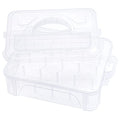 New brothread 1 Layer Stackable Clear Storage Box Organizer - size: 1 Layer