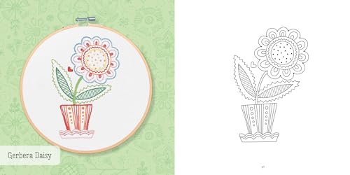 Garden of Stitches: 30 Floral Embroidery Patterns to Brighten Your Day