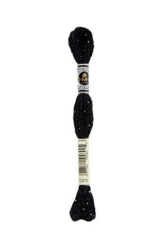 DMC 6-Strand Etoile Embroidery Floss 8.7yd - Black - size: 314.96 inches