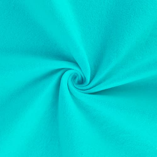 Jtnohx Craft Felt Sheets 1 Square Yard Felt Fabric Lake Blue 1.4mm - color: Lake Blue