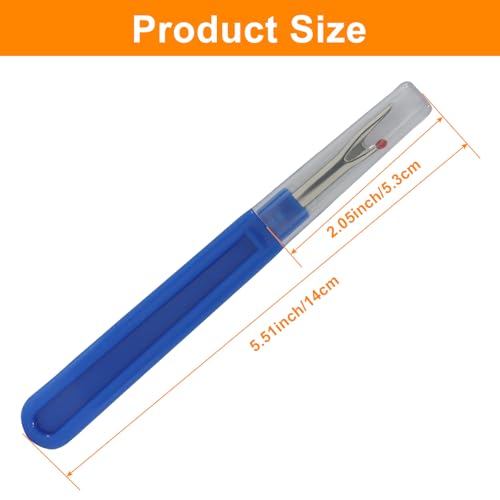 Hordion 6 PCS Seam Ripper Stitch Remover Tool, Blue Seam Ripper - color: Blue