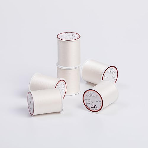 Superior Threads White Polyester Thread Set - 6 Spools - color: Natural White