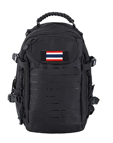Uijokdef 2 PCS Asia Flag Patches Hook and Loop Fastener Embroidered Tactical Military National Asia Patch (Thailand) - color: Thailand