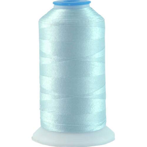 ThreadArt Polyester Machine Embroidery Thread, 1000M 40wt, Antique Blue 344 - color: Antique Blue