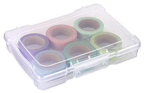 ArtBin 6946AB Photo & Craft Organizer 4" x 6" Box, [1] Plastic Storage Case, Clear - style: 1-Pack