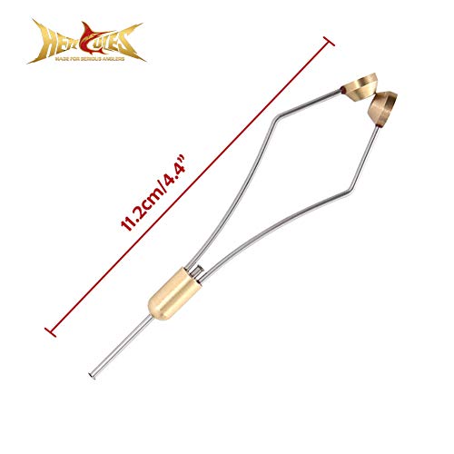 HERCULES Fly Tying Tools, Fly Tying Kit with Bobbin Thread Holder, Wire Threader, Knot Whip Finisher, Hackle Plier, Bodkin, Fly Fishing Lure Making Accessories - color: Bobbin