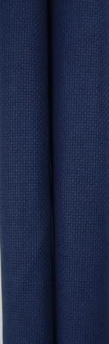 KCS 2 pc of 15" x 18"(38cmx45cm) 18 Count Cross Stitch Cotton Aida Cloth Needlework Fabric Box (Navy Blue, 18CT) - color: Navy Blue, size: 18CT