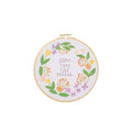 PATIKIL 8 Inch Beech Wood Embroidery Hoops, Circle Cross Stitch Hoop Frames Arc Side Embroidery Hoop Ring with Adjustment Brass Screw for Sewing, Needlework, DIY Craft Decoration - size: 8 Inch