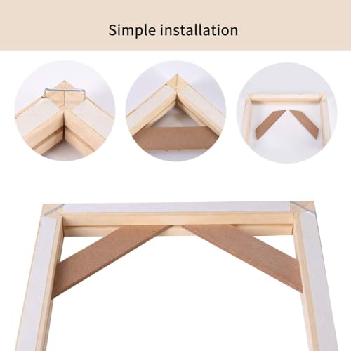 B.B.F MAKE 12x20 Solid Wood Stretcher Bars for Canvas & Needlepoint - size: 12"x20"