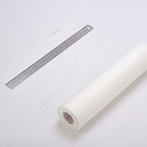 Simthread Non Woven Water Soluble Wash Away Machine Embroidery Stabilizer Backing - size: 12"x10Y Roll 1.4OZ