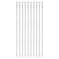 HARFINGTON 10pcs 8 Inch Upholstery Needles Large Eye Stitching Needles Stainless Steel Straight Hand Sewing Needles for Home Hand Sewing Leather Tapestry Embroidery Tufting Webbing Carpet - size: 8 Inch