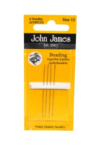 Colonial Needle John James Beading Hand Needles-Size 12 4/Pkg