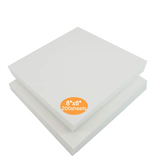 New brothread Tear Away Embroidery Stabilizer 8"x8" - 200 Precut Sheets - size: 8"x8" 200 sheets